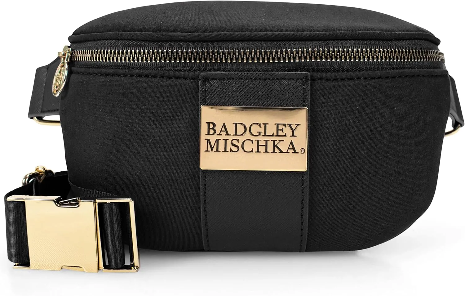 Sage Scuba and Vegan Leather Belt Bag