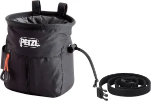 SAKAPOCHE Ergonomic Chalk Bag with Pocket and Belt, Black