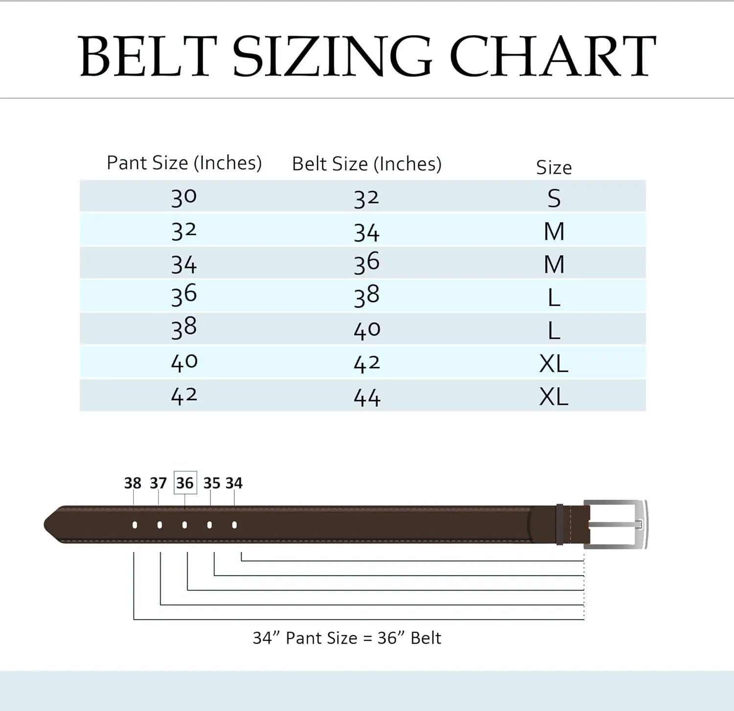 Sandpoint Leather Tab Money Belt with Extra Spacious Zipper Pocket (Brown, 34)