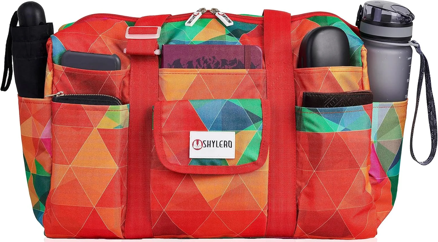 SHYLERO Nurse Bag with 21 Pockets - Big, Waterproof Medical Utility Tote for Daily Use
