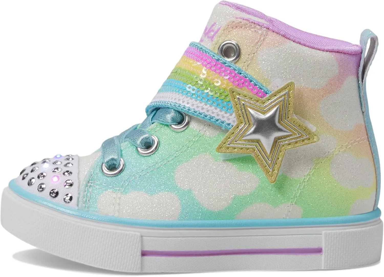 Skechers Girl's Twinkle Sparks-Shooting Star Brights Sneaker