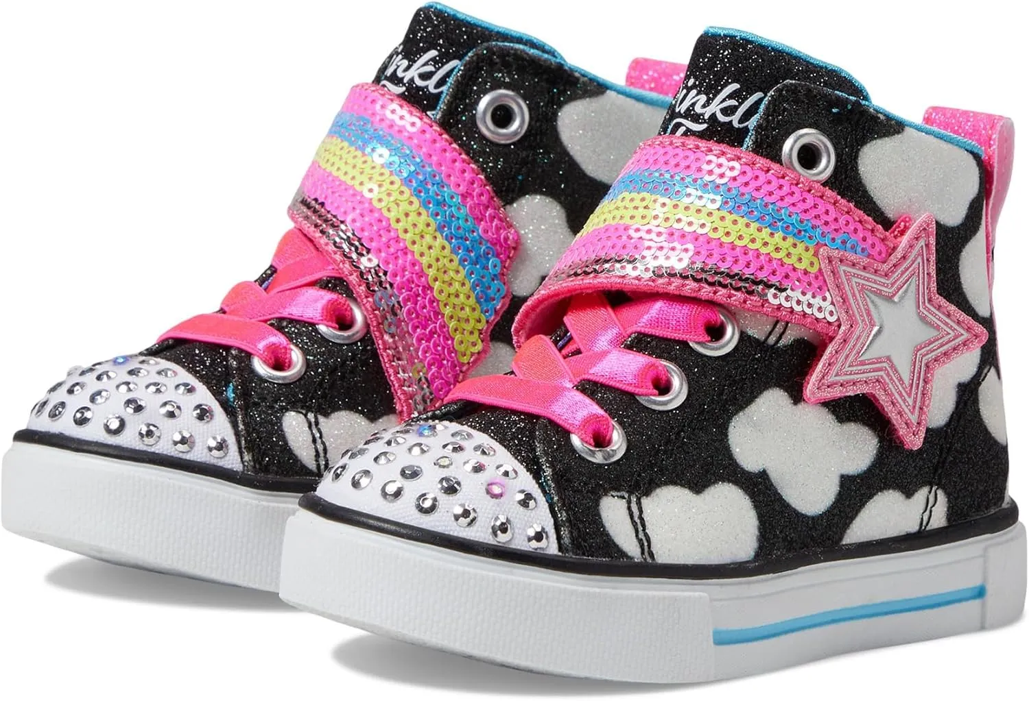 Skechers Girl's Twinkle Sparks-Shooting Star Brights Sneaker