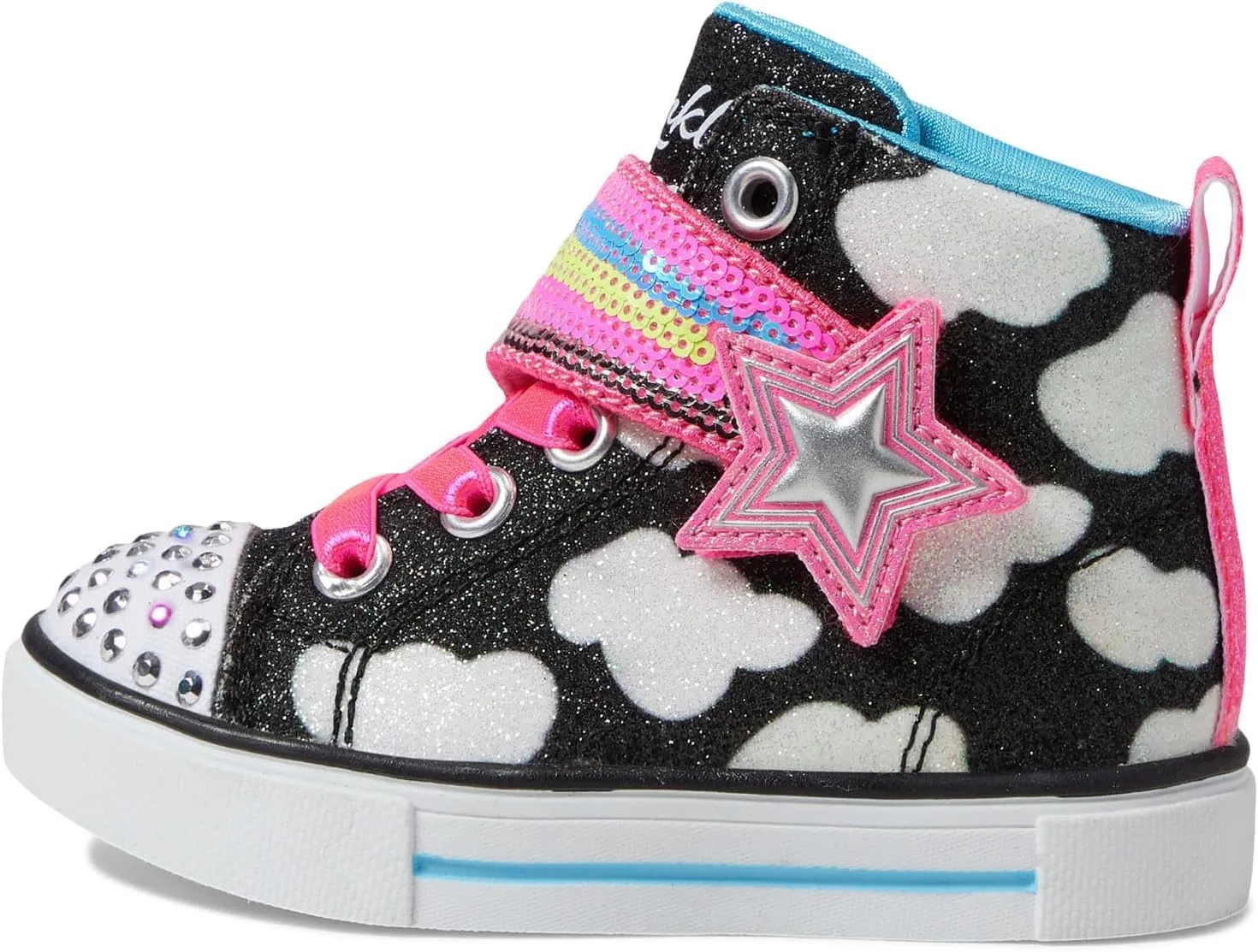 Skechers Girl's Twinkle Sparks-Shooting Star Brights Sneaker