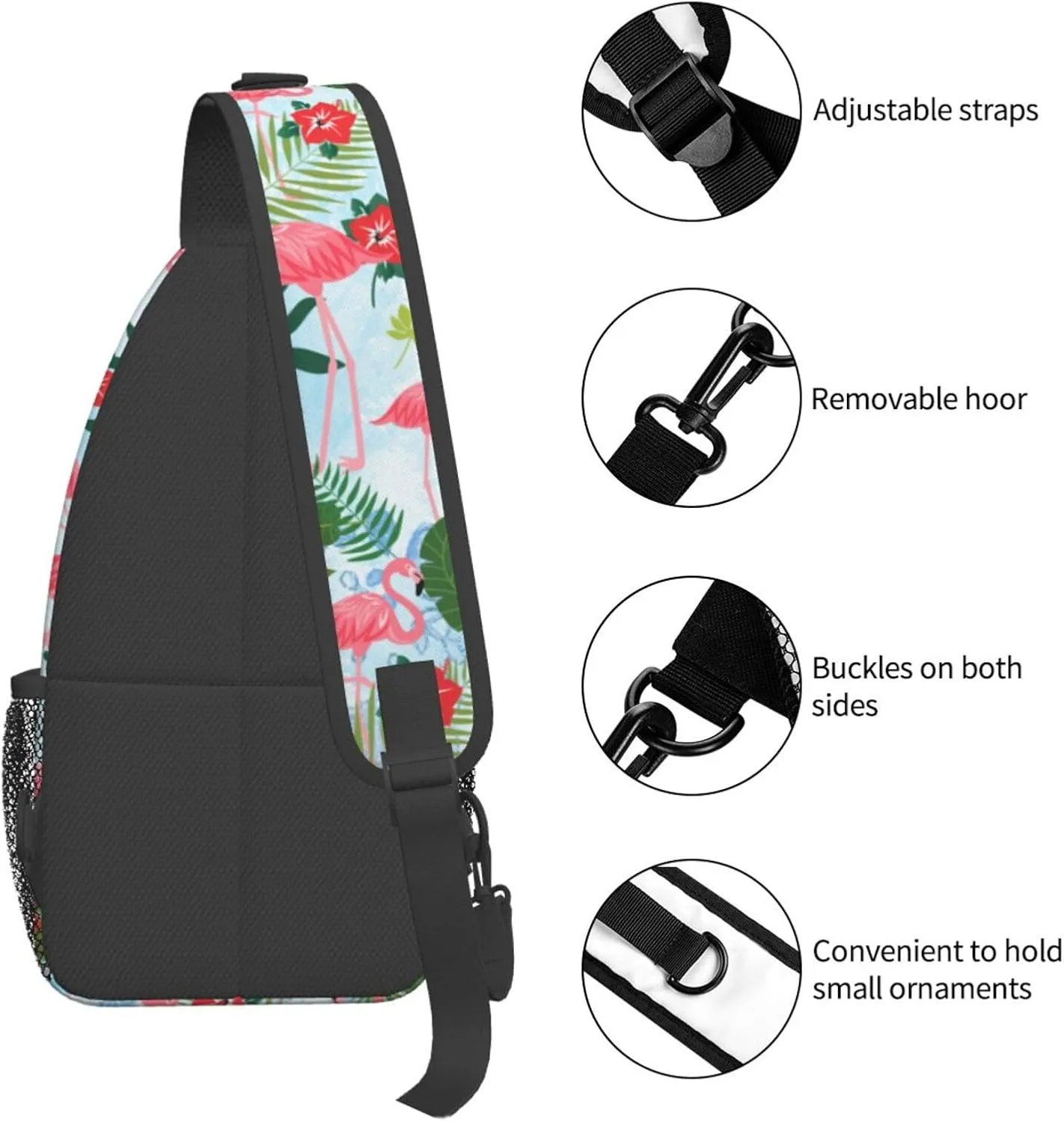 Sling Backpack For Men Hiking Daypack Crossbody Shoulder Bag Travel Chest Pack