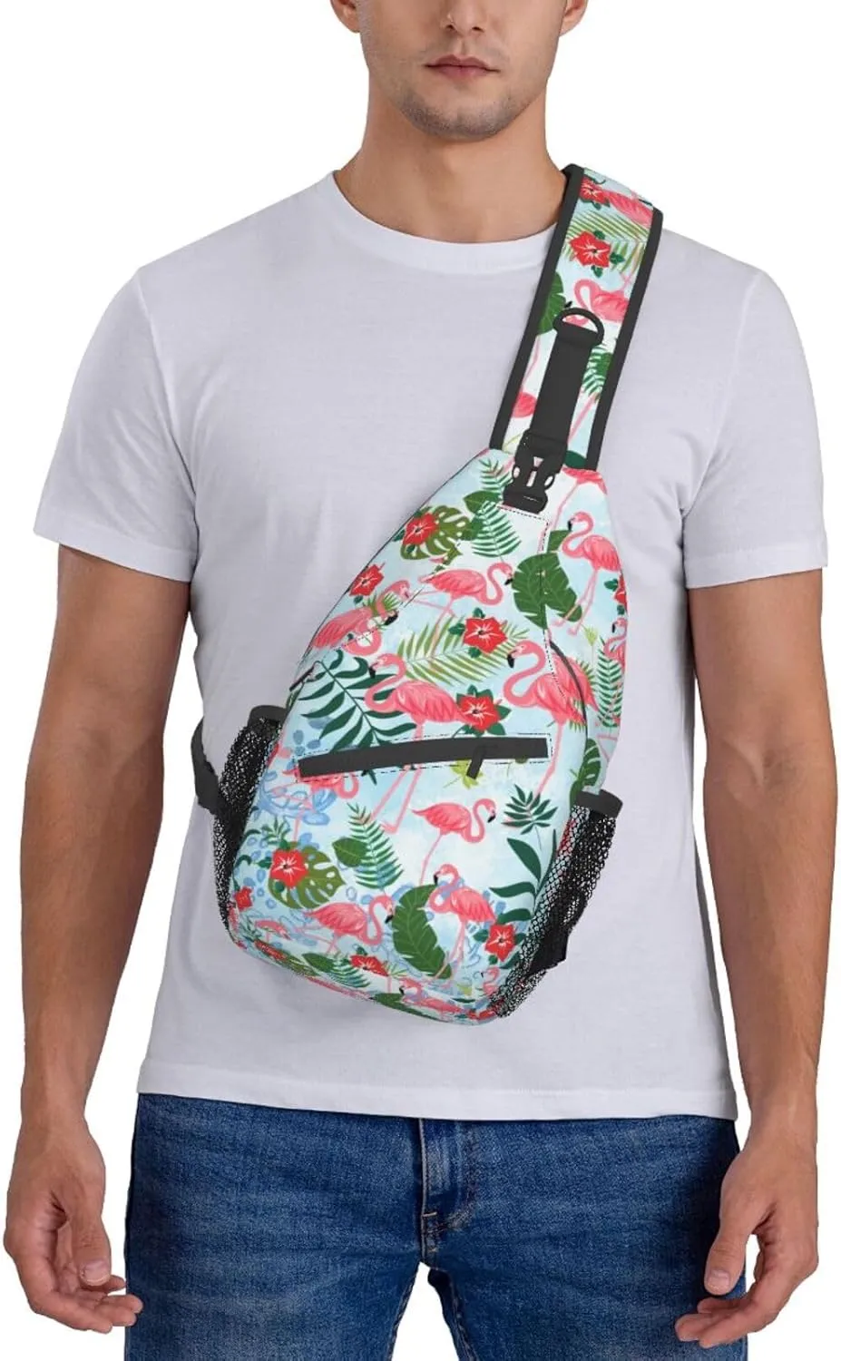 Sling Backpack For Men Hiking Daypack Crossbody Shoulder Bag Travel Chest Pack