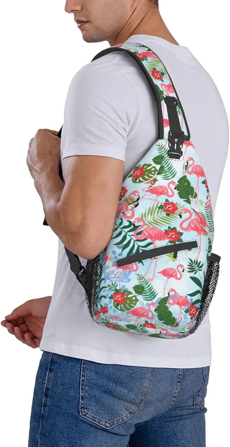Sling Backpack For Men Hiking Daypack Crossbody Shoulder Bag Travel Chest Pack