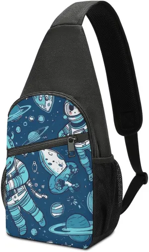 Sling Bag for Women Fanny Chest Bag Pack Travel Bag Soar Into Space Printed Cross Body Bag