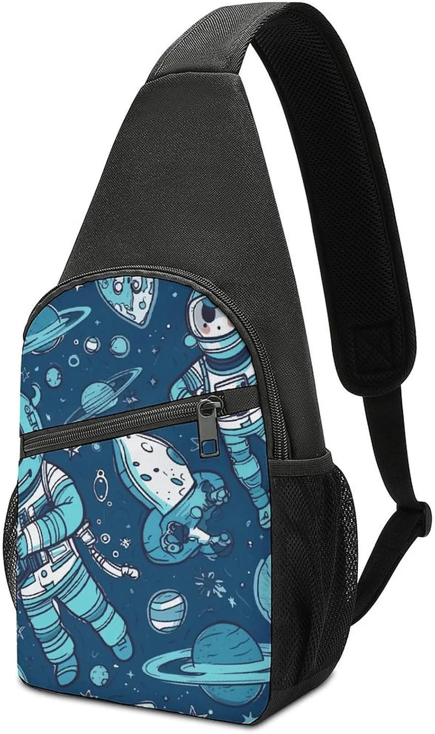 Sling Bag for Women Fanny Chest Bag Pack Travel Bag Soar Into Space Printed Cross Body Bag