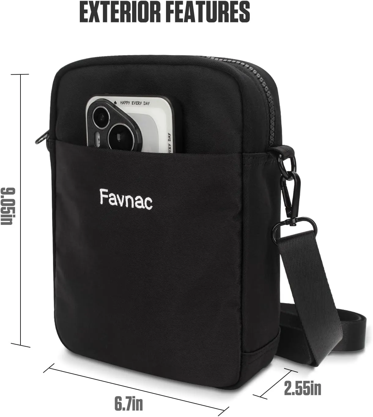 Small Crossbody Bags for Women, Fanny Packs for Women with Card Slot, Adjustable Shoulder Strap for Work and Shopping