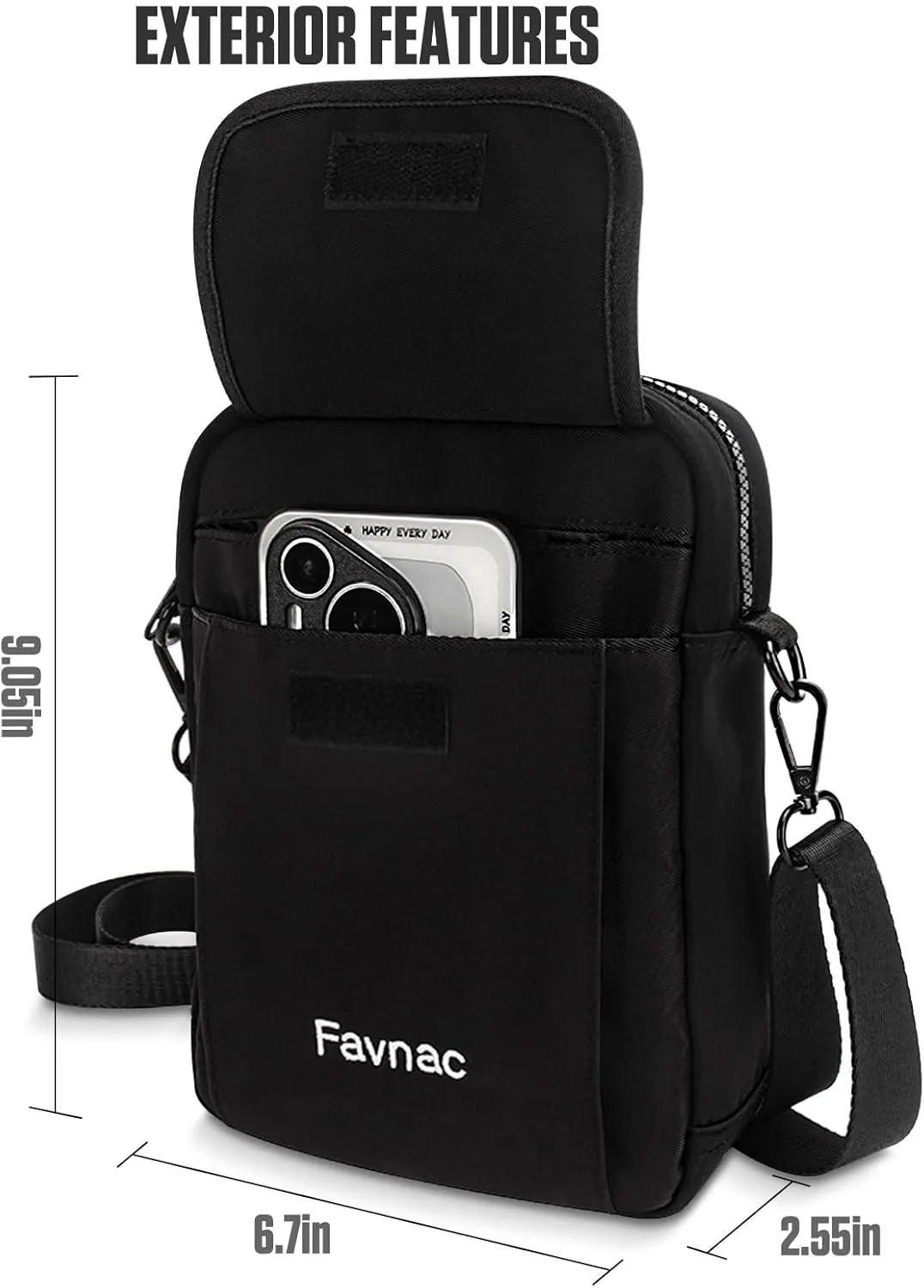 Small Crossbody Bags for Women, Fanny Packs for Women with Card Slot, Adjustable Shoulder Strap for Work and Shopping