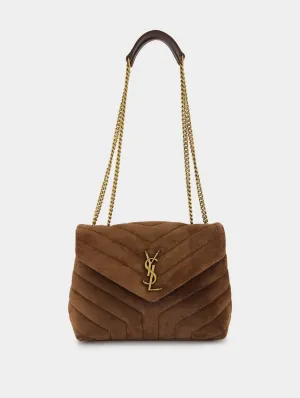 Small Loulou Suede Bag
