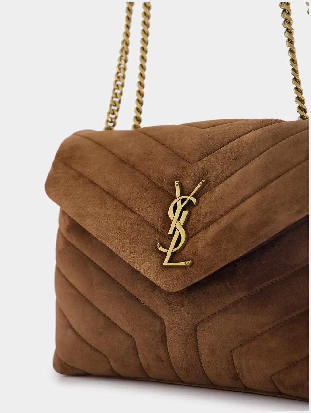 Small Loulou Suede Bag