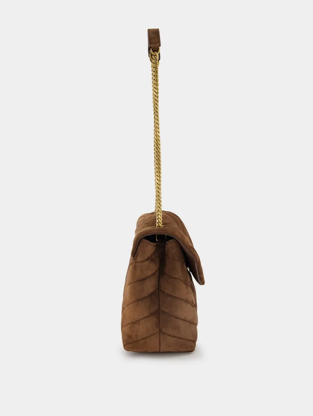 Small Loulou Suede Bag