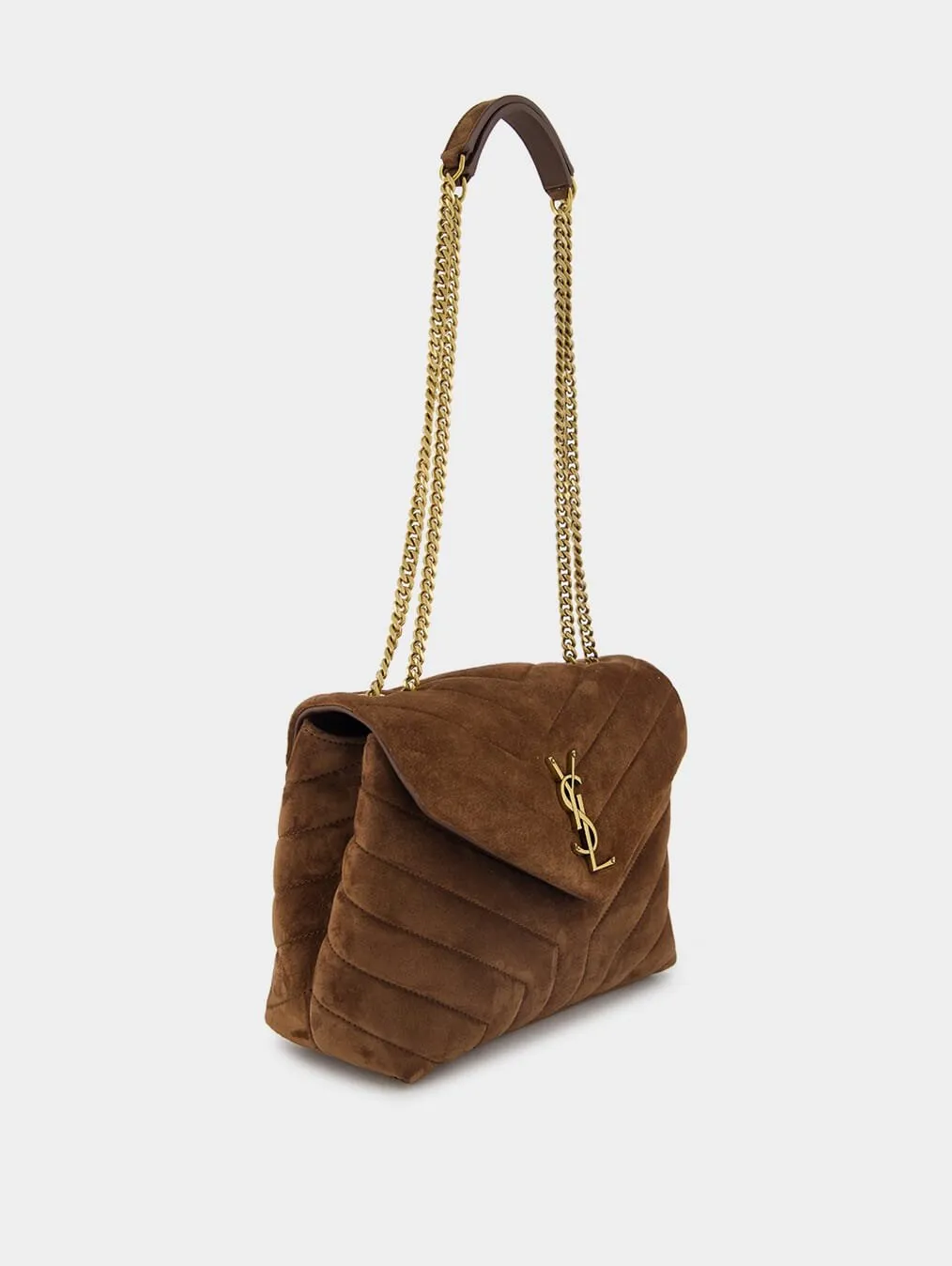 Small Loulou Suede Bag