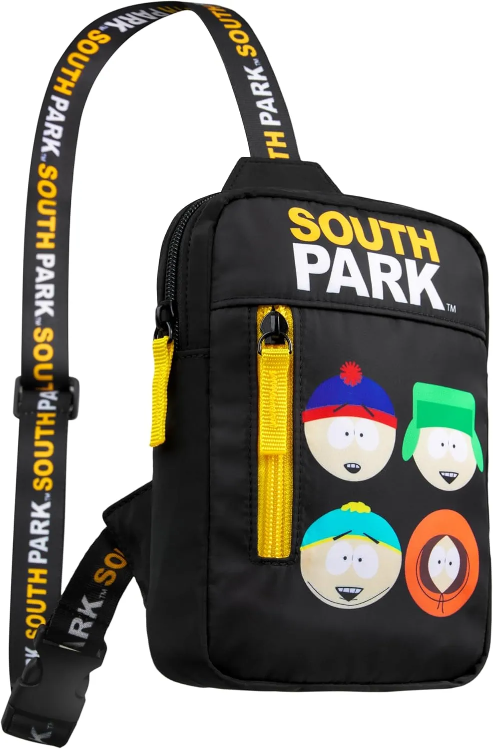 South Park Crossbody Bag for Men Travel Shoulder Bag with Adjustable Strap Daypack for Travel Sling Bag Vacation Festivals Wallet Phone Gifts for Men