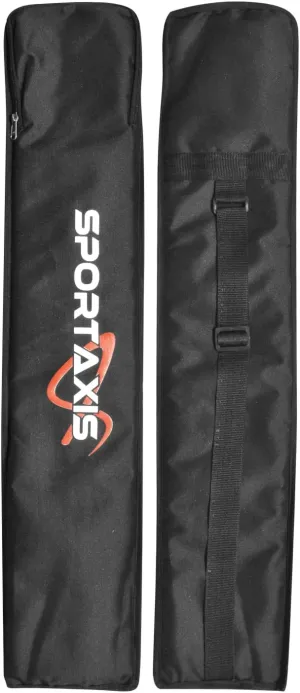 SPORTAXIS Foam Padded Bag for Cricket Bat- Adjustable Strap, Lightweight, Durable, Strong Protection to Bats (Black)