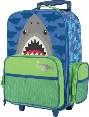Stephen Joseph Boys' Classic Rolling Luggage, Shark, One Size