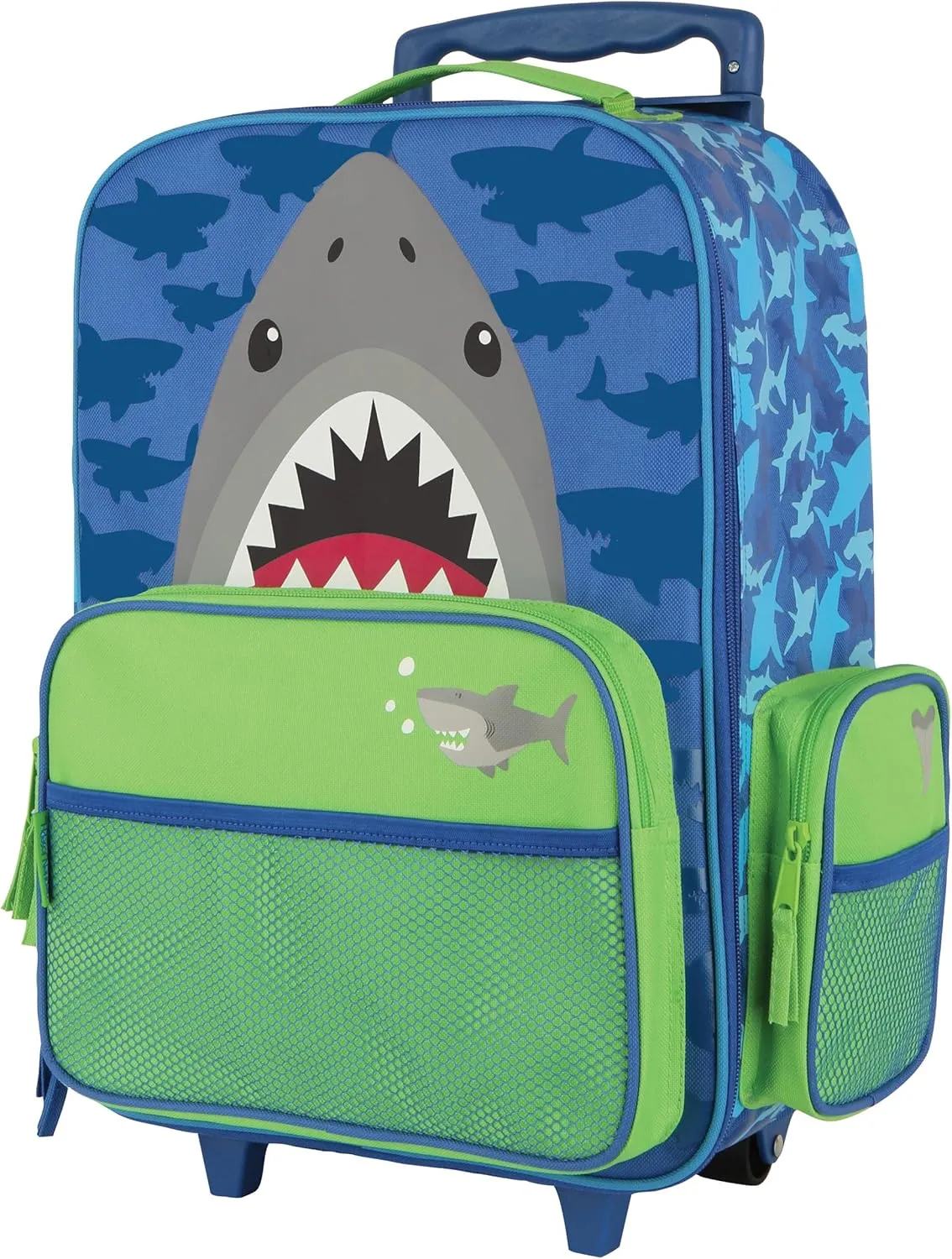 Stephen Joseph Boys' Classic Rolling Luggage, Shark, One Size