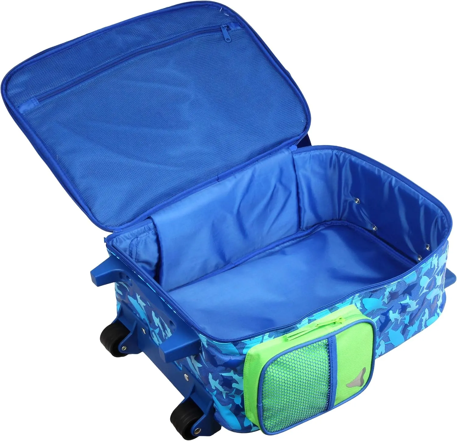 Stephen Joseph Boys' Classic Rolling Luggage, Shark, One Size