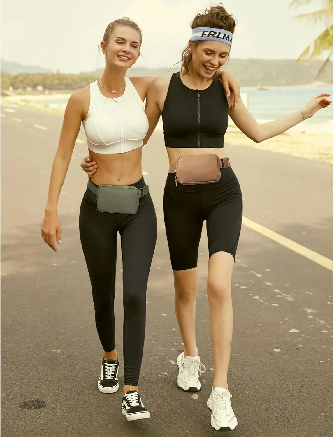 Telena Belt Bag for Women Men Fashionable Crossbody Fanny Pack for Women Waist Bag with Adjustable Strap Green