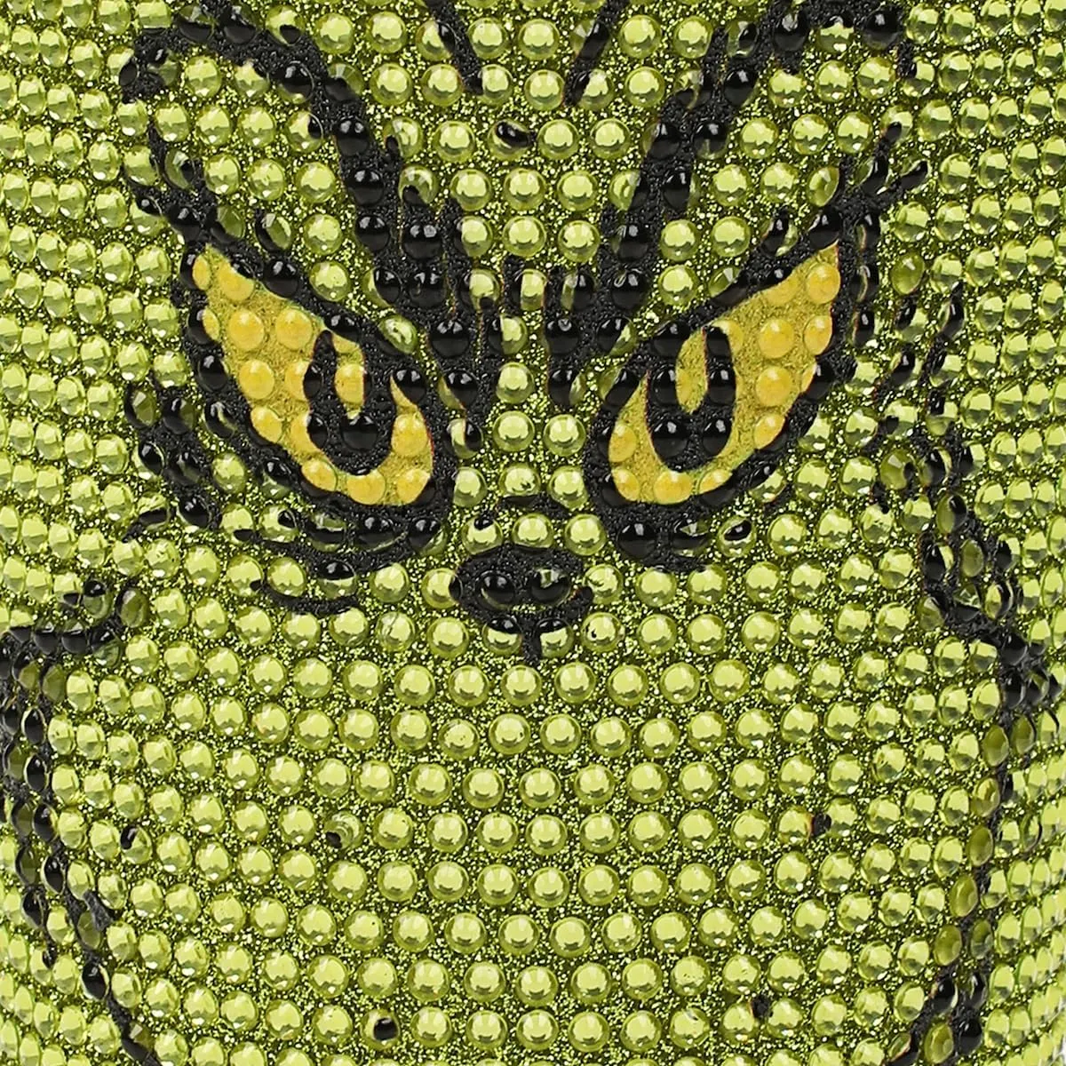 The Grinch Big Face 24 Oz Green Rhinestone-Studded Tumbler Plastic Cup