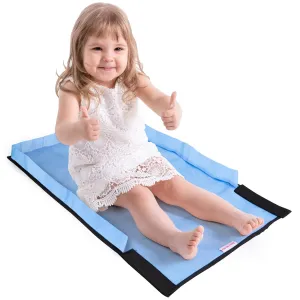 Toddler Airplane Bed - The Ultimate Airplane Travel Essentials for Kids | Airplane Seat Extender for Kids | Premium Airplane Bed for Toddlers - Blue