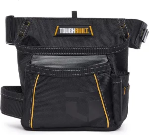 ToughBuilt - Apron Pouch - 6-Pockets with Durable Tape and Hammer Holders - Heavy Duty, Deluxe Premium Quality, Durable - (TB-310)