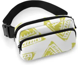 Trap Warning Fashion Fanny Pack Belt Bag Crossbody Bags for Women Men Waist Bag with Adjustable Strap