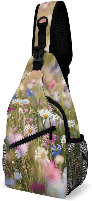Truck Creative Pattern Sling Bag Crossbody Bags Cross Body Bag Fanny Packs Chest Bags Sling Purses for Travel