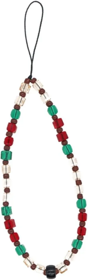 Unique Phone Charm Fashion Beaded Lanyard Phone Hanging Wrist Strap Keychain Accessory