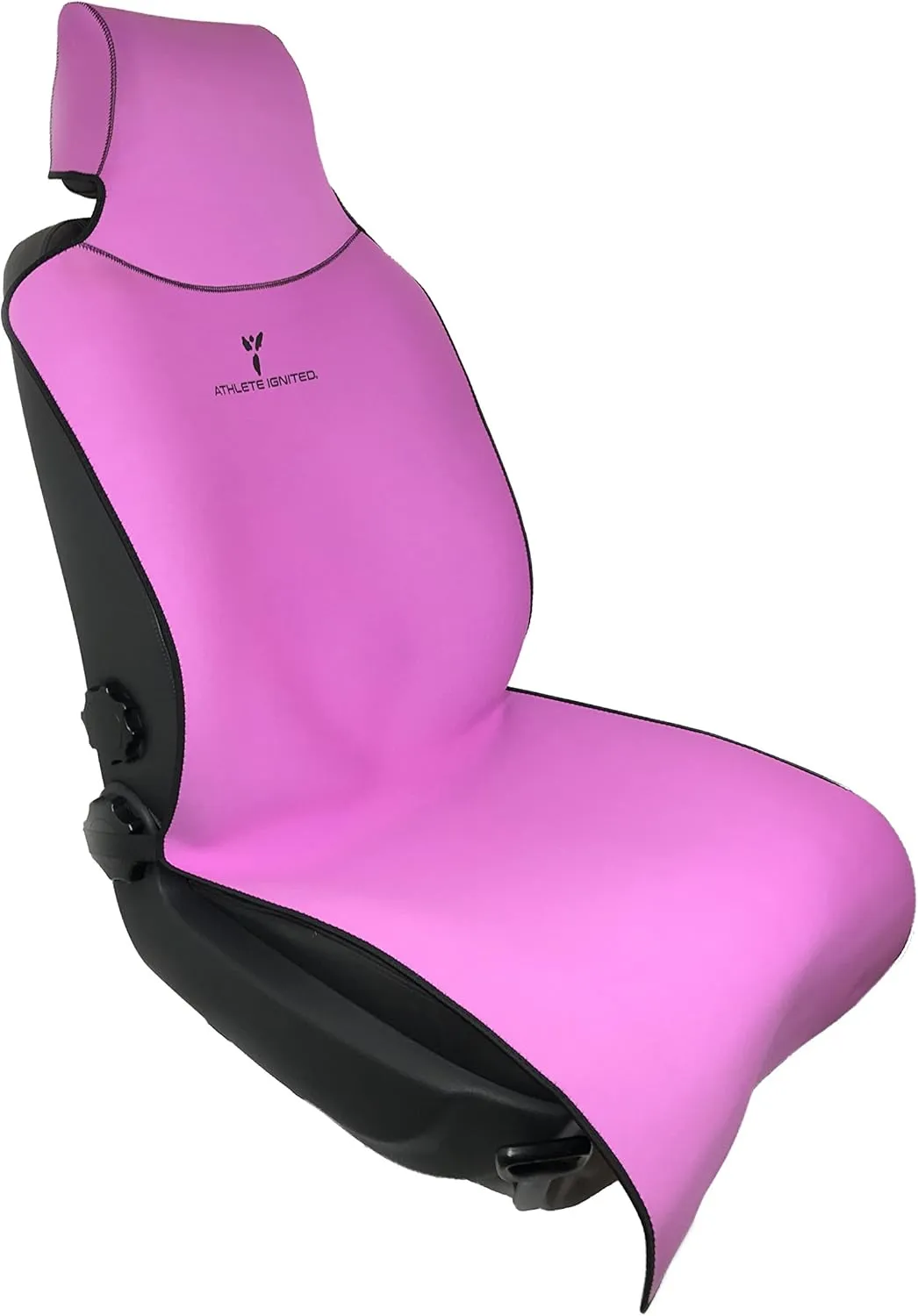 Universal Waterproof and Sweatproof Seat Cover   Seat Belt Cover for Post Gym, Run, Crossfit, Yoga, Boxing, Spin, MMA and Pet Protection 22"X59" (Pink)