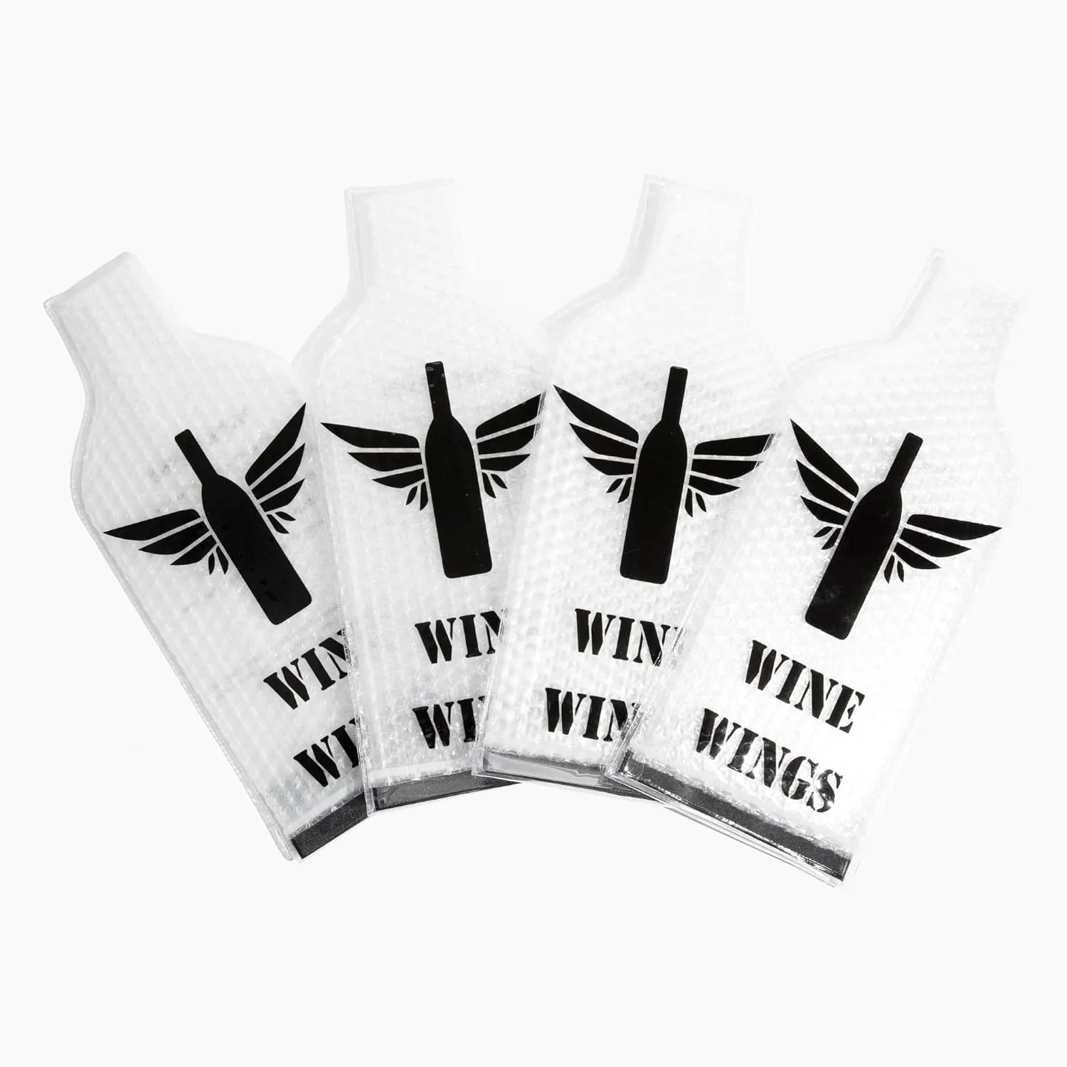 UPGRADED 4 Pack [8 pcs] Reusable Wine Bags for Travel, Leakproof Wine Bottle Protector Sleeves Carrier, Suitcase Airplane Cruise Car, Alcohol Liquor Case