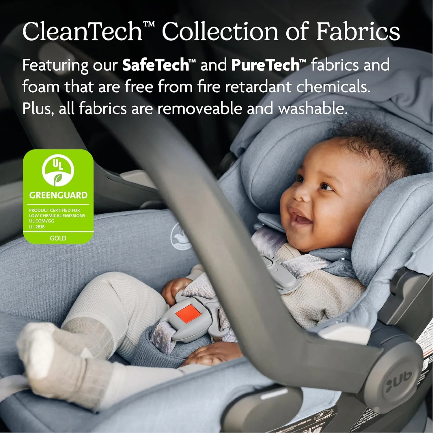 UPPAbaby Mesa V2 Infant Car Seat/Easy Installation/Innovative SmartSecure Technology/Base   Robust Infant Insert Included/Direct Stroller Attachment/Greyson (Charcoal Mélange)