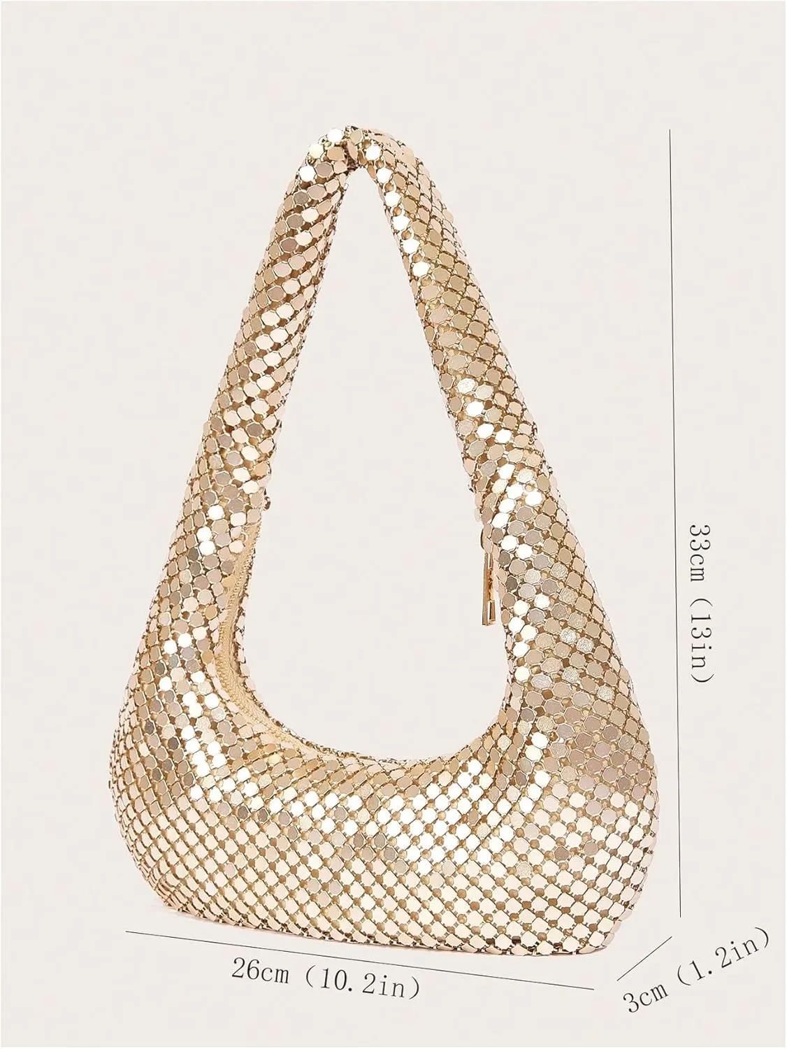 Verdusa Evening Clutch Purses For Women Sparkling Underarm Bags Night Out Club Outfits