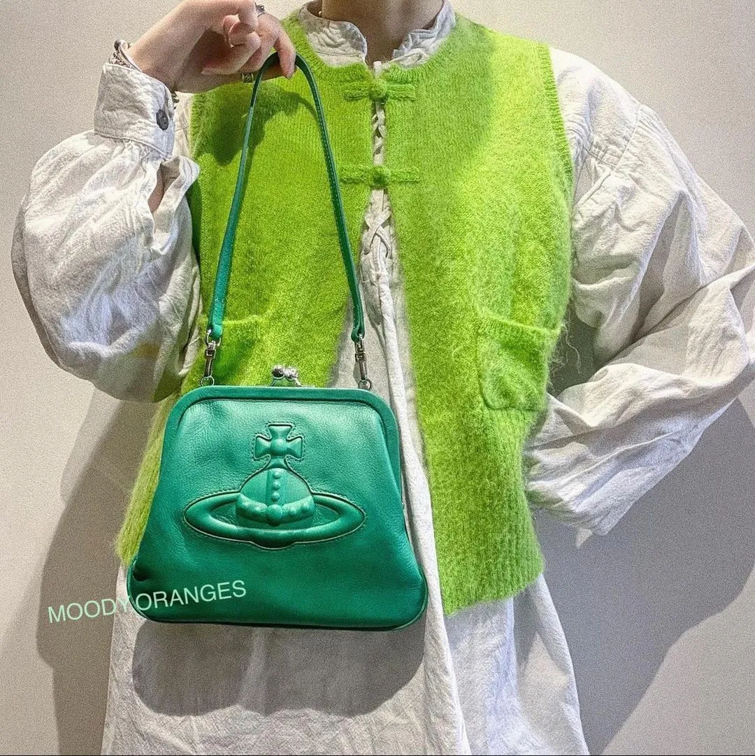 Vivienne Westwood Green Chelsea Bag