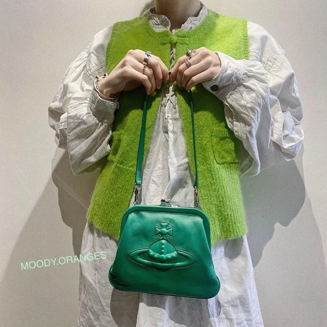 Vivienne Westwood Green Chelsea Bag