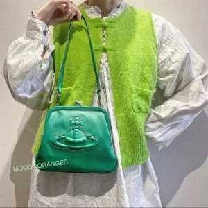 Vivienne Westwood Green Chelsea Bag