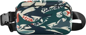 Waist Pack Bag Sink Or Swim Sharks Outdoor Fanny Pack Crossbody Bum Bags