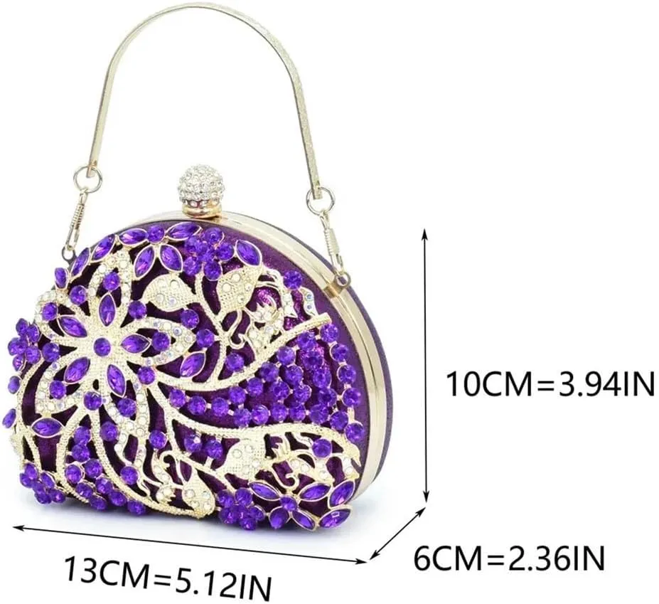 Water Drill Heels Clutch Wedding Bridal Shoe Bag Combo