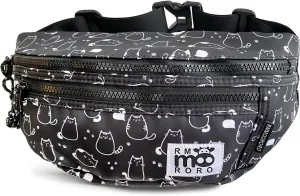 Water Resistant Fanny Pack Waist Bum Bag Crossbody Sling Bag Chest Daypacks Purses Pouch Running Jogging for Man Woman Kids Cute Cats