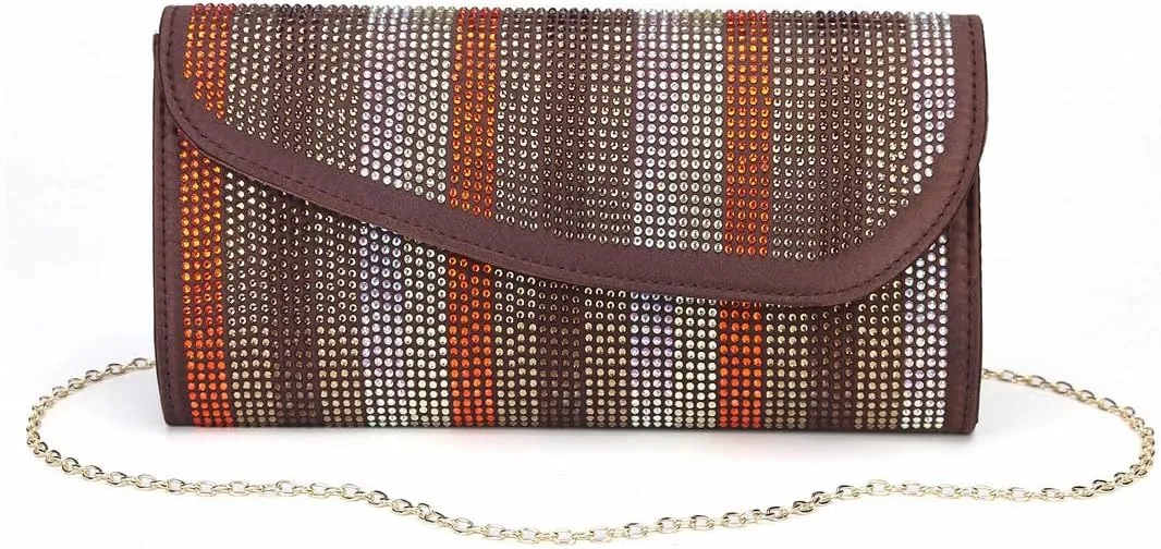 Wedding Stilettos Crystal Purse Italian Designer Partywear Combo