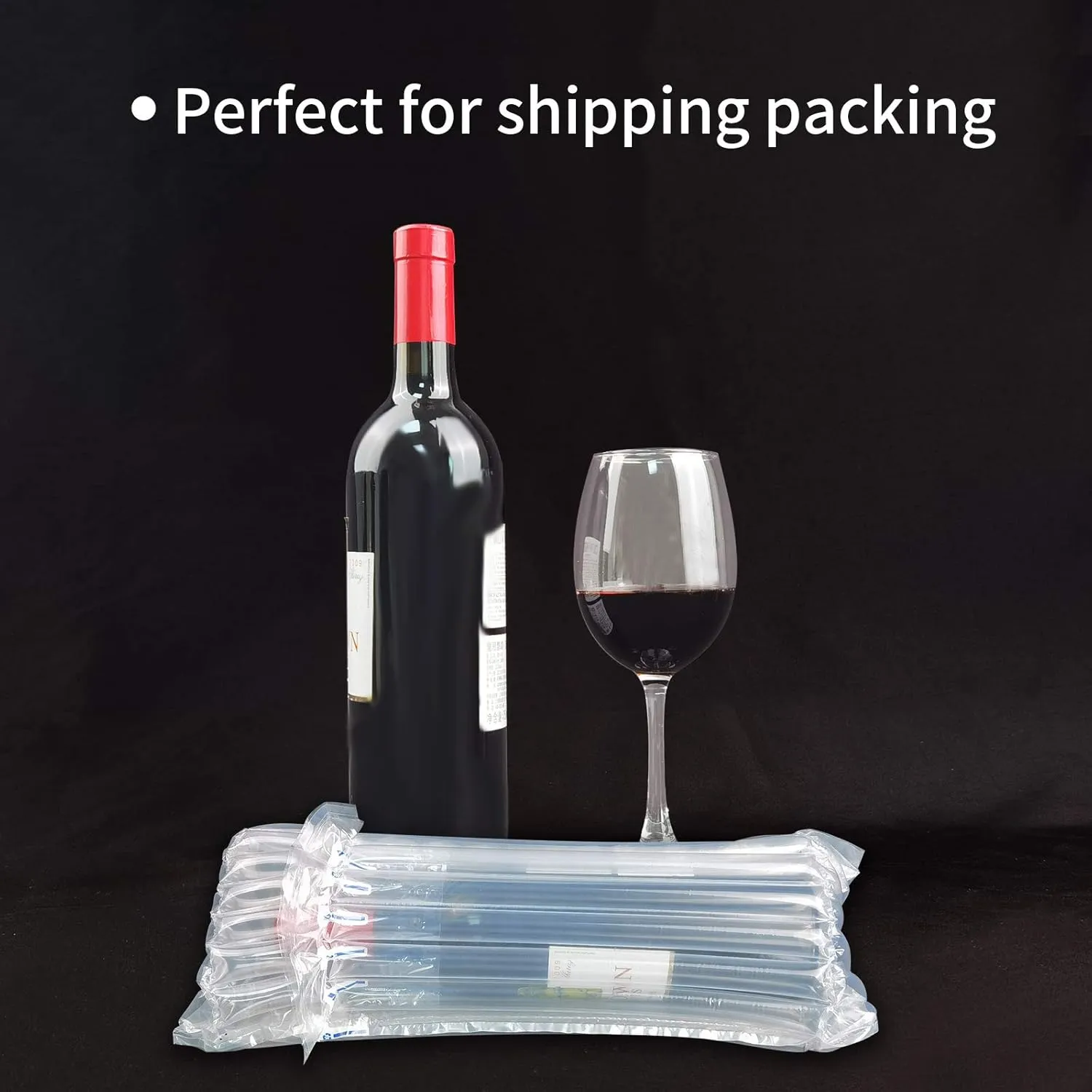 Wine Bottle Travel Protector Bags, Conilly 15 Packs Inflatable Air Column Packaging Bubble Bag with Free Inflator Pump, Reusable Wine Bottle Protector,Safe Choice for wine Transportation