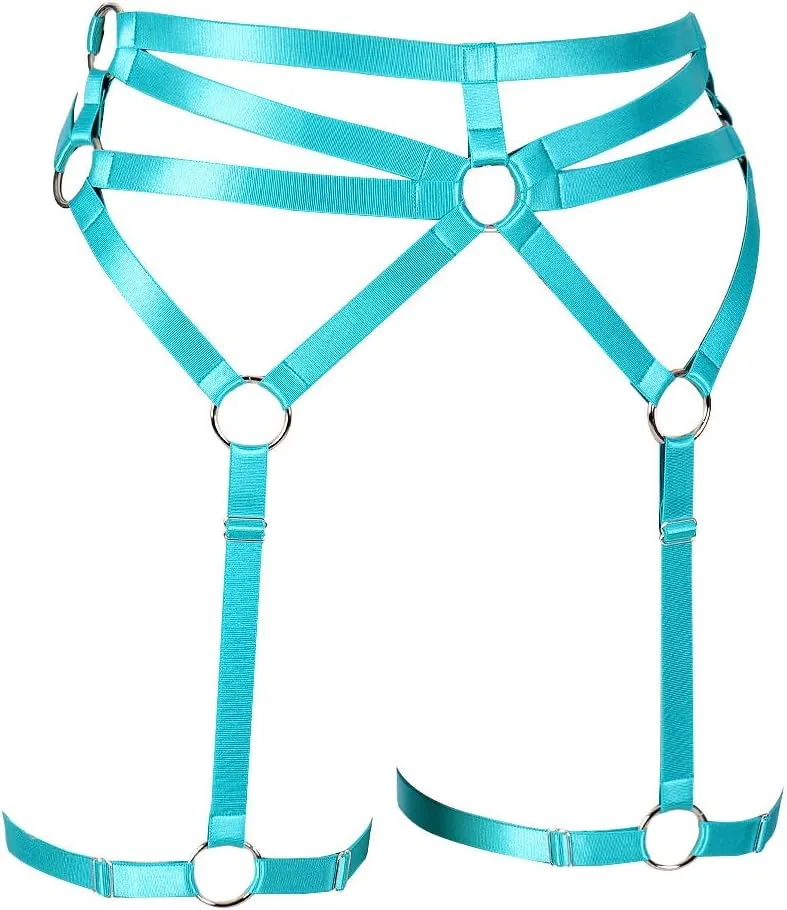 Woman Body Harness Garter Belt Punk Gothic Leg cage Lingerie Photography Dance Apparel