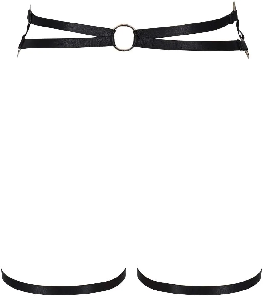 Woman Body Harness Garter Belt Punk Gothic Leg cage Lingerie Photography Dance Apparel