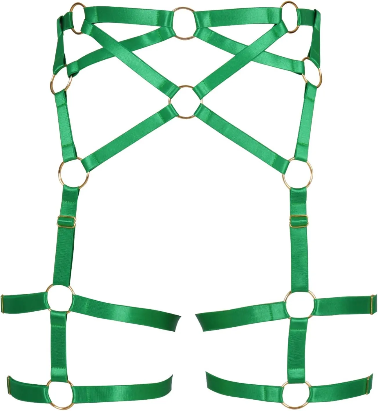 Woman Body Harness Garter Belt Punk Gothic Leg Harness Cage Dance Underwear Accessories