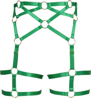 Woman Body Harness Garter Belt Punk Gothic Leg Harness Cage Dance Underwear Accessories