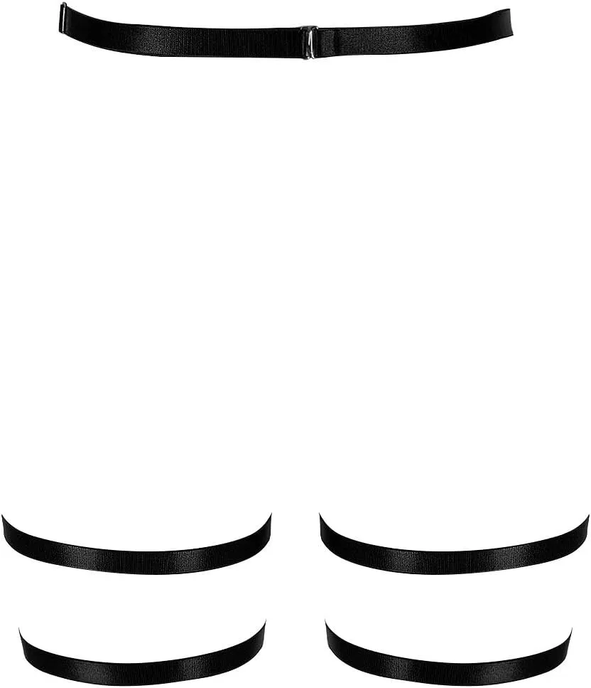 Woman Body Harness Garter Belt Punk Gothic Leg Harness Cage Dance Underwear Accessories