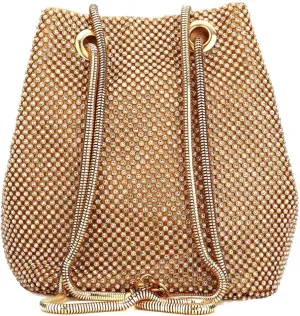 Women's Evening Bag Sparkly Rhinestone Purse Triangle Designer Chain Clutch Purse Bag Party Prom Wedding Purse