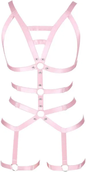 Women's Full Body Harness Garter Belt Stockings Lingerie Elastic Suspender belt