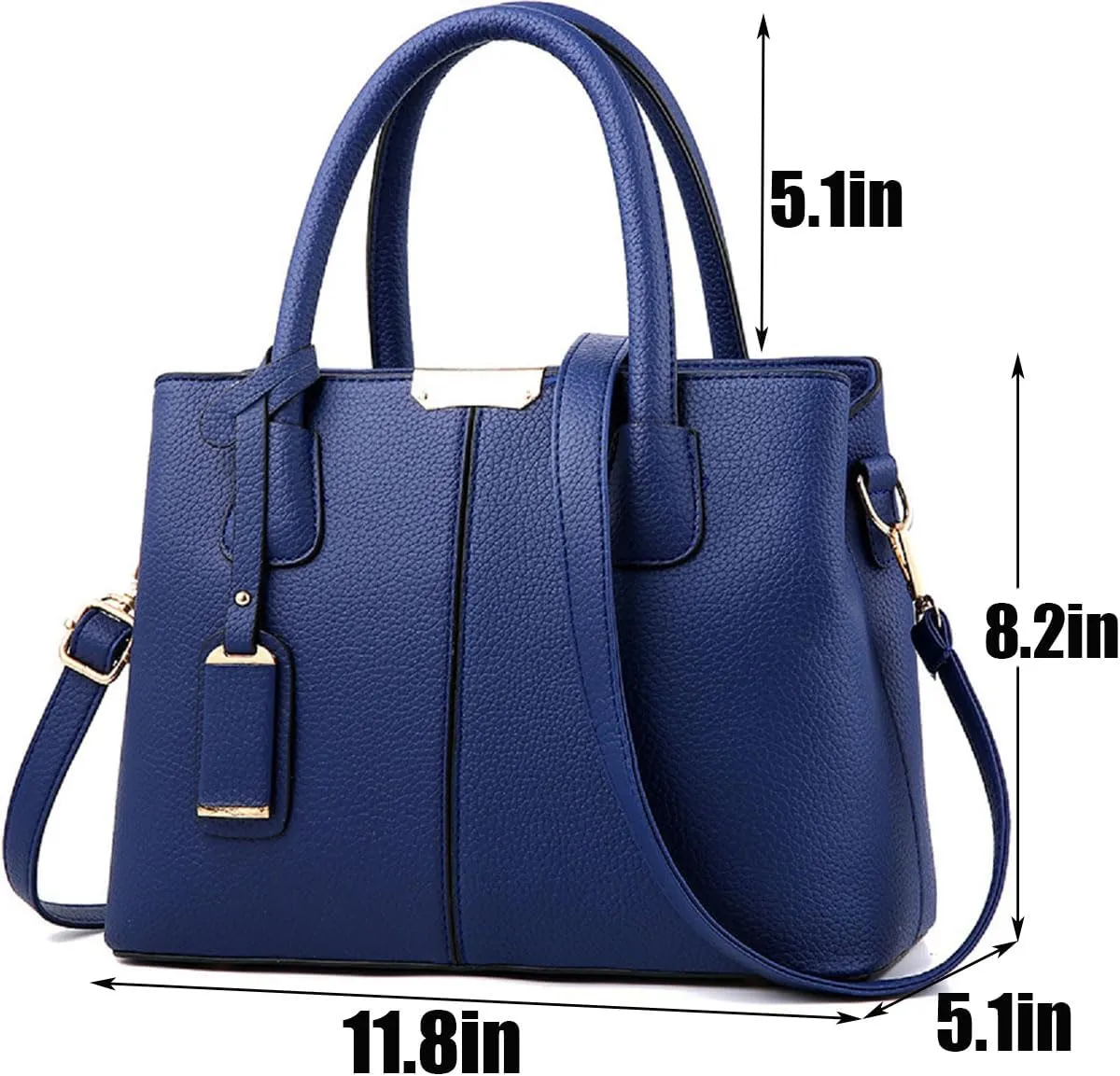Womens Handbags and Purses Fashion Top Handle Satchel Tote PU Leather Shoulder Bags